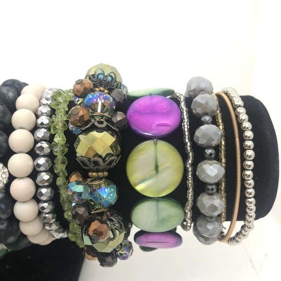 Bracelet Lot Vtg To Now Craft Wear Repurpose - Picture 6 of 11